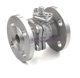 Kugelventil des Edelstahl-2PC, Flansch-Ende, direkter Befestigungsflansch, 150LB/300LB, PN16-40