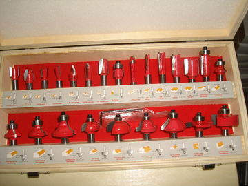 TC-024A Handfräser-Maschinen-Teile 24PCS TCT-Fräser-Stückchen stellte für Holzbearbeitung ein
