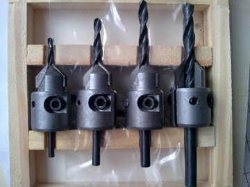 TC-004V Handwerkzeug-Teile 4PCS TCT-Karbid spitzte Senker-Bohrer für hölzerne Bohrung