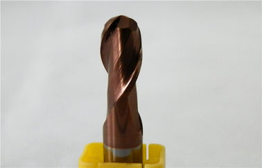 2 Flöte CNC-Ball-Nasen-Schaftfräser mit festem Karbid Rod für Stahl/Edelstahl