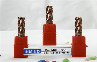 Mittlere Eckrundungsfräser des Geschwindigkeits-Ecken-Radius-Schaftfräser-/HRC50 Mirco