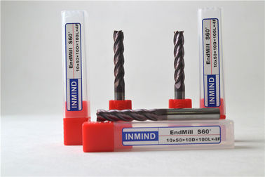 Vier Flöte flacher endmill hohe Präzisions-Fräser-Quadrat-Schaftfräser