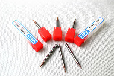 Kundenspezifisches festes Karbid Mikroschaftfräser Tialn beschichteten Ball-Nase Endmill 0.3um
