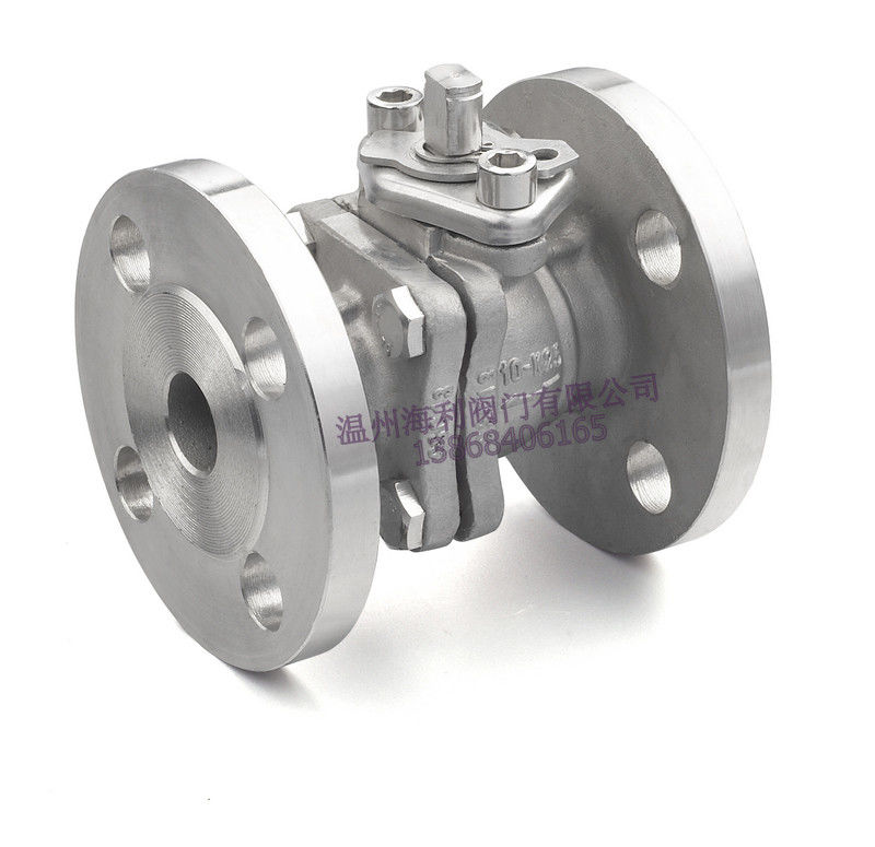 Kugelventil des Edelstahl-2PC, Flansch-Ende, direkter Befestigungsflansch, 150LB/300LB, PN16-40